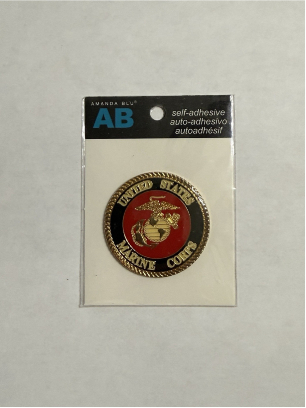 United States Marine Corps Self Adhesive Medallion Amanda Blu 2013 NEW